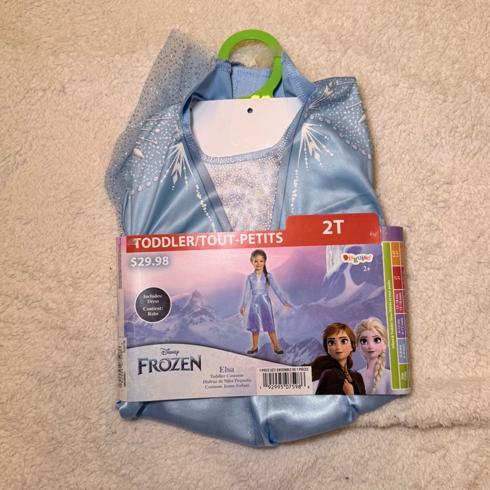 Disney Frozen Elsa Toddler Costume - Blue and White